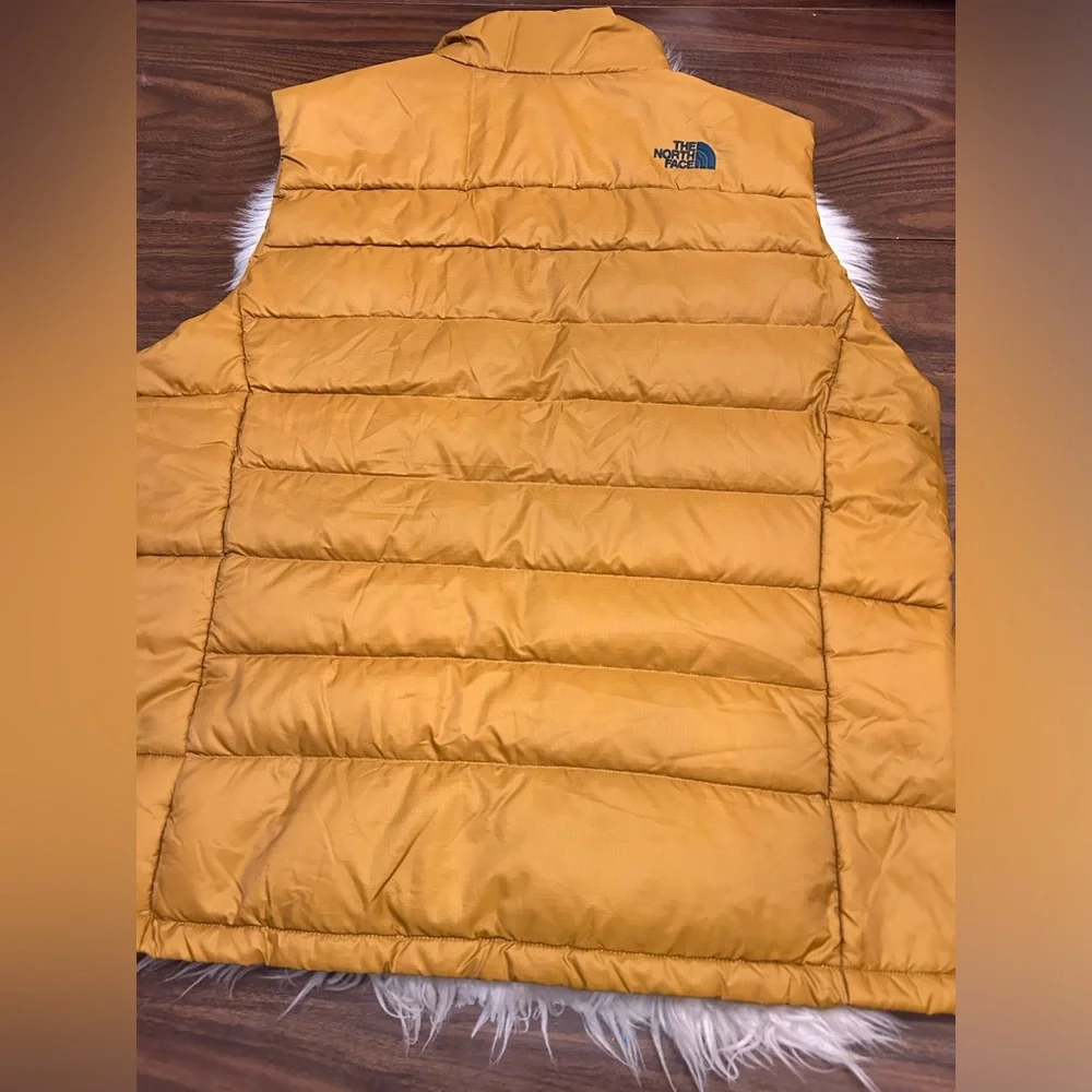 The North Face Men's Mustard Yellow Puffer Vest